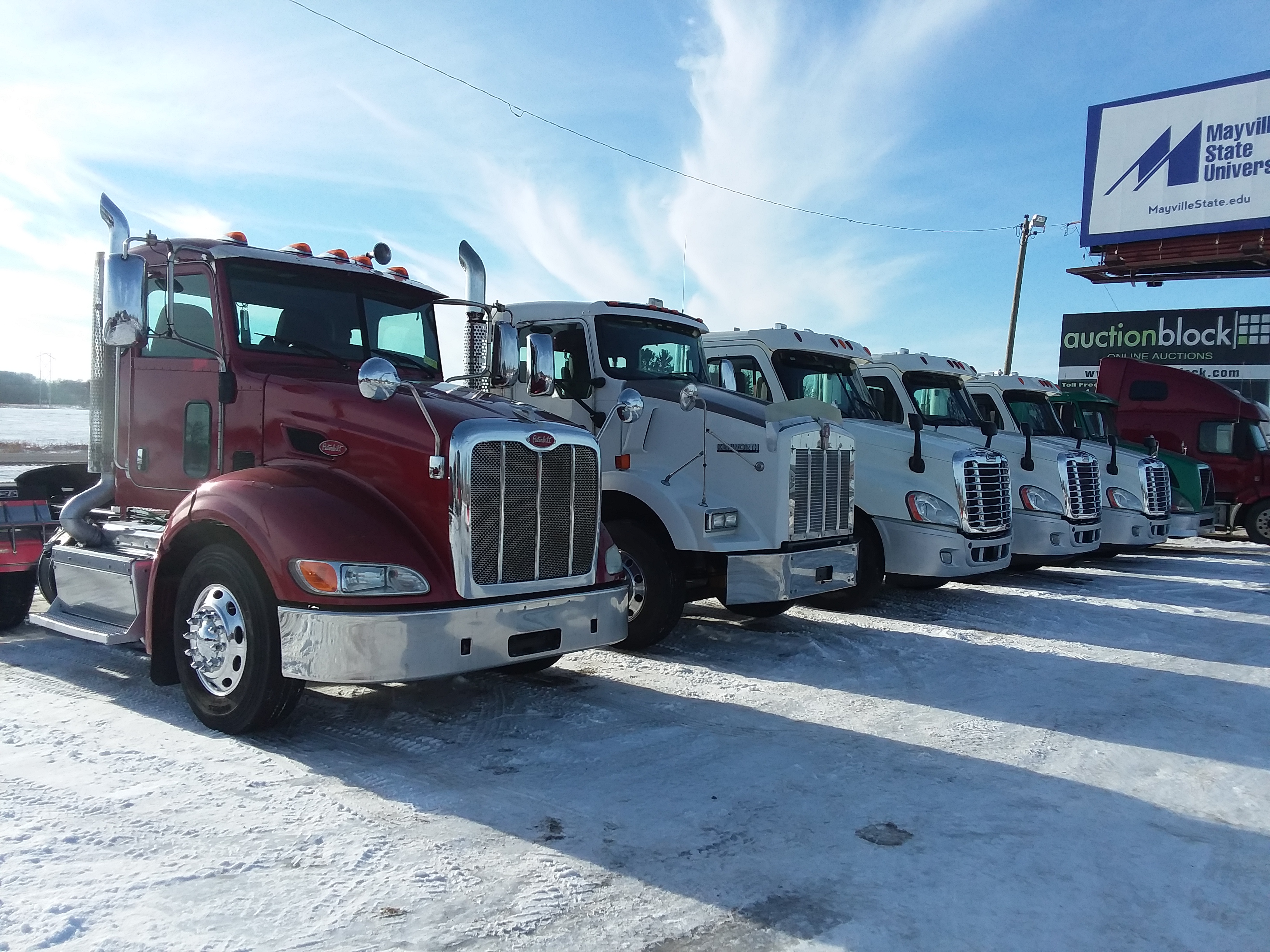 Lineup of Trucks