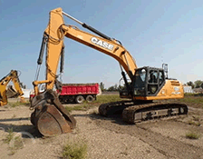 A photo of a Case Excavator